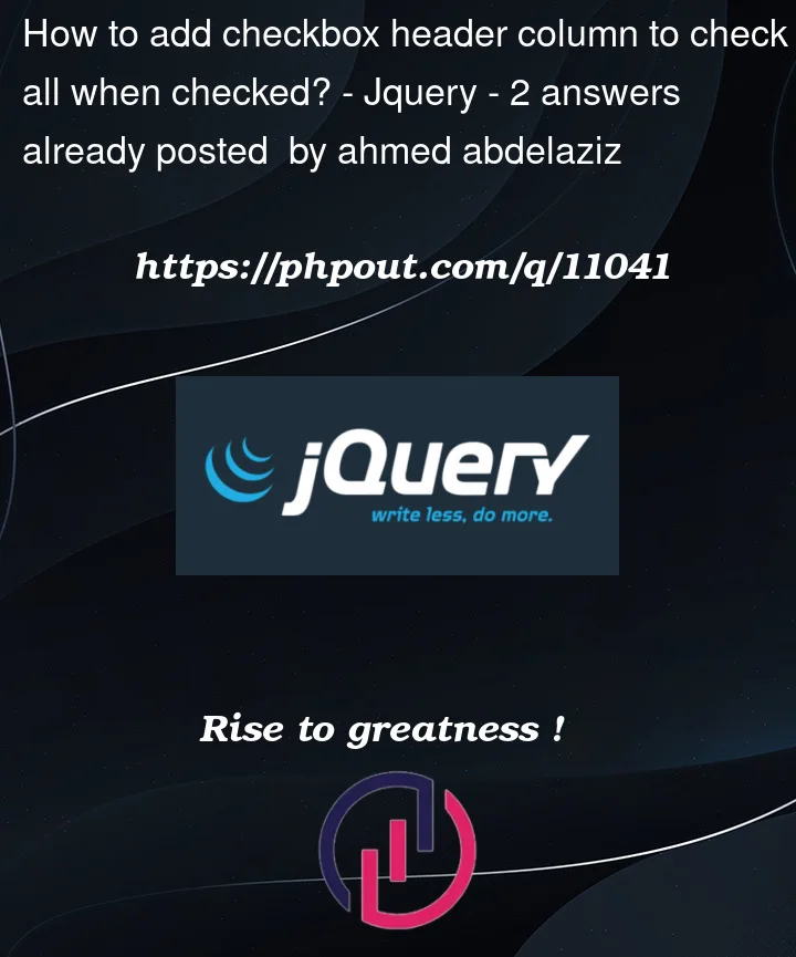 Question 11041 in Jquery