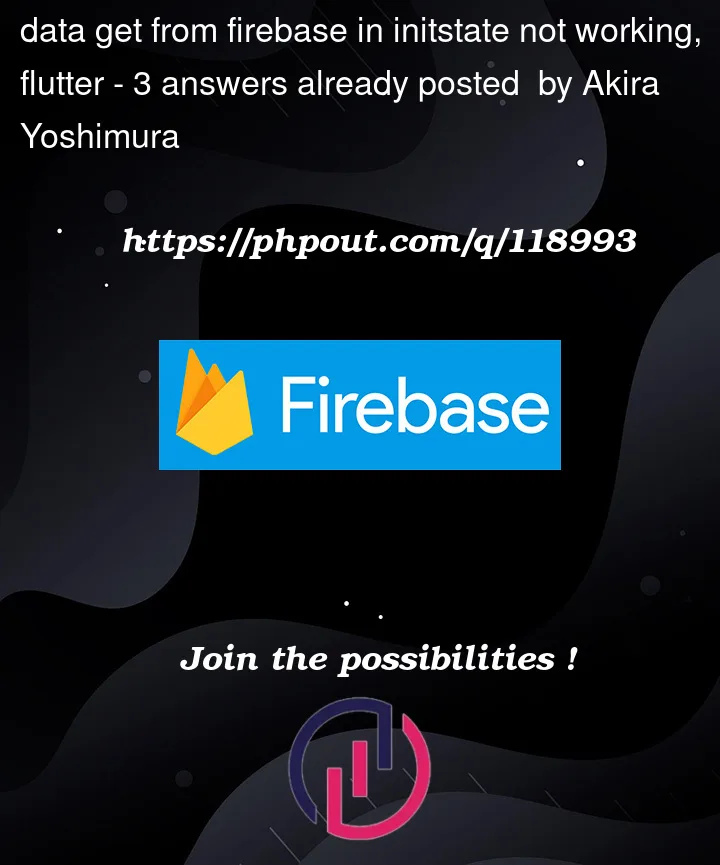 Question 118993 in Firebase