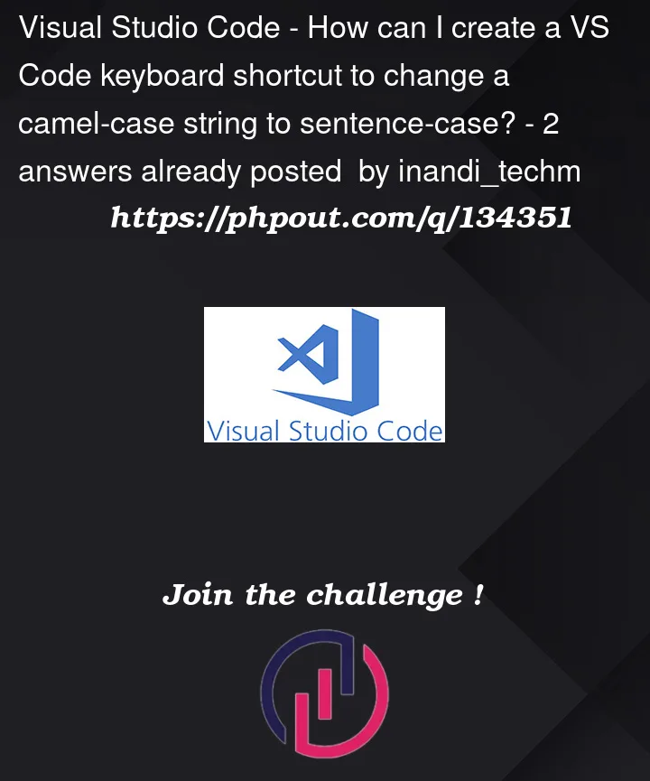 Question 134351 in Visual Studio Code