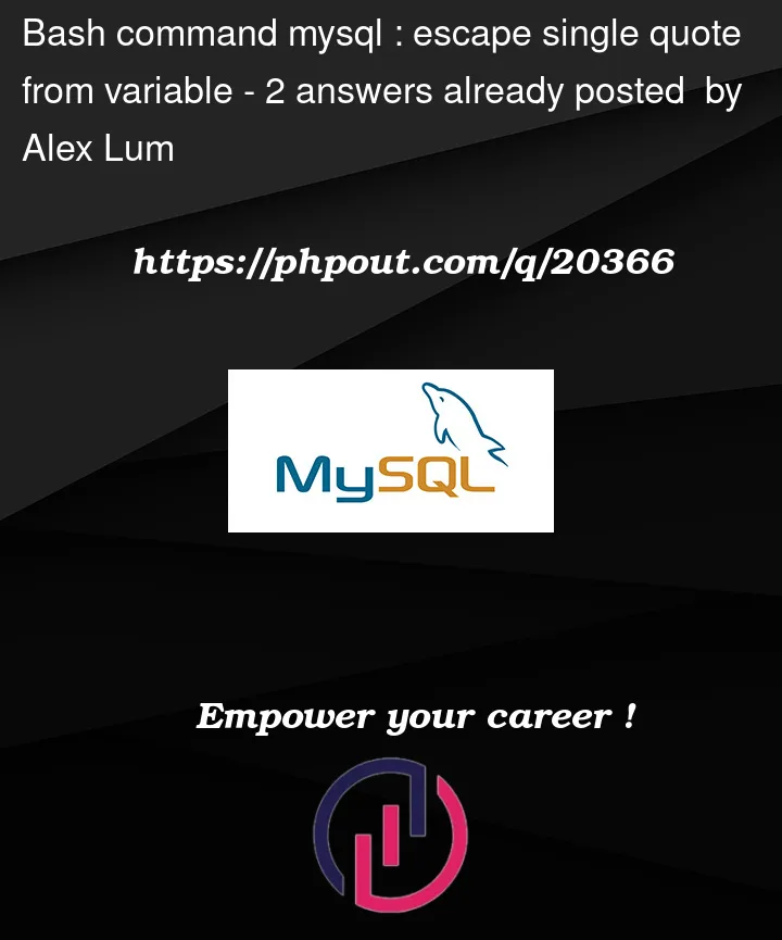 Question 20366 in Mysql