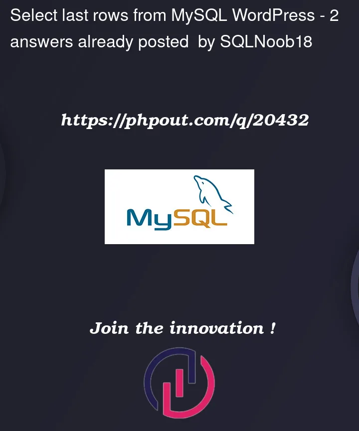 Question 20432 in Mysql