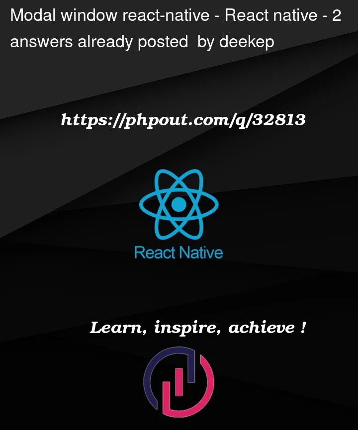 Question 32813 in React native