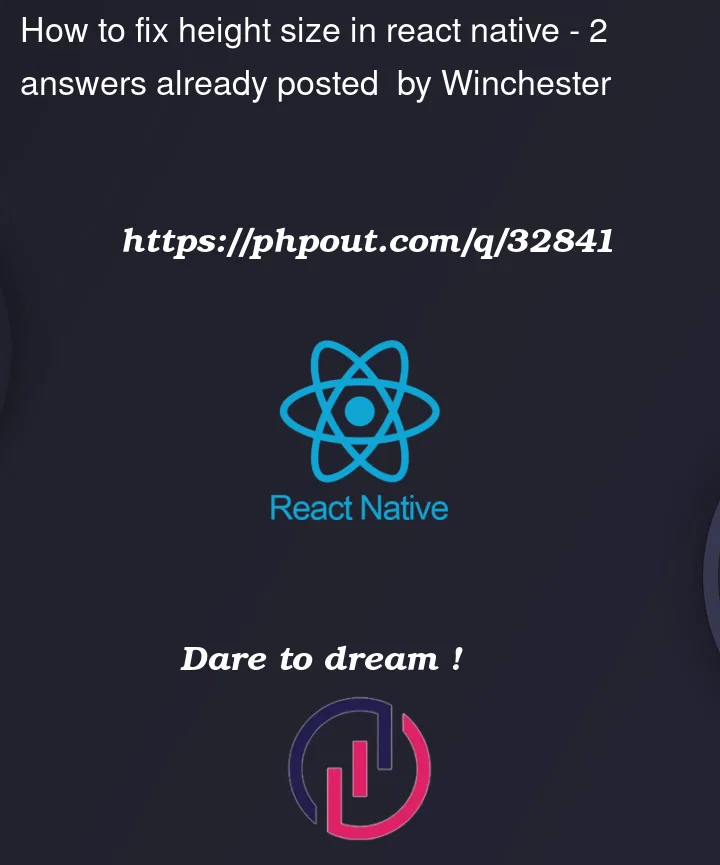 Question 32841 in React native