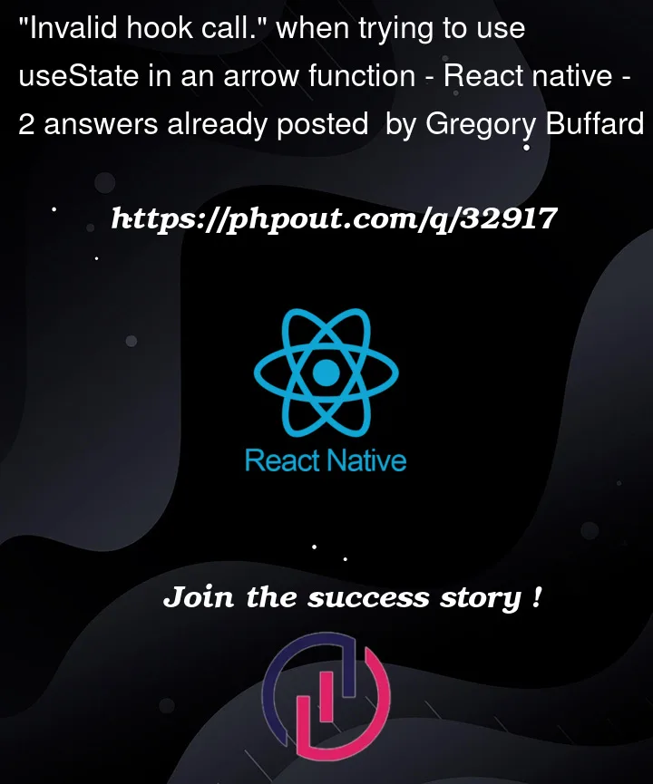 Question 32917 in React native