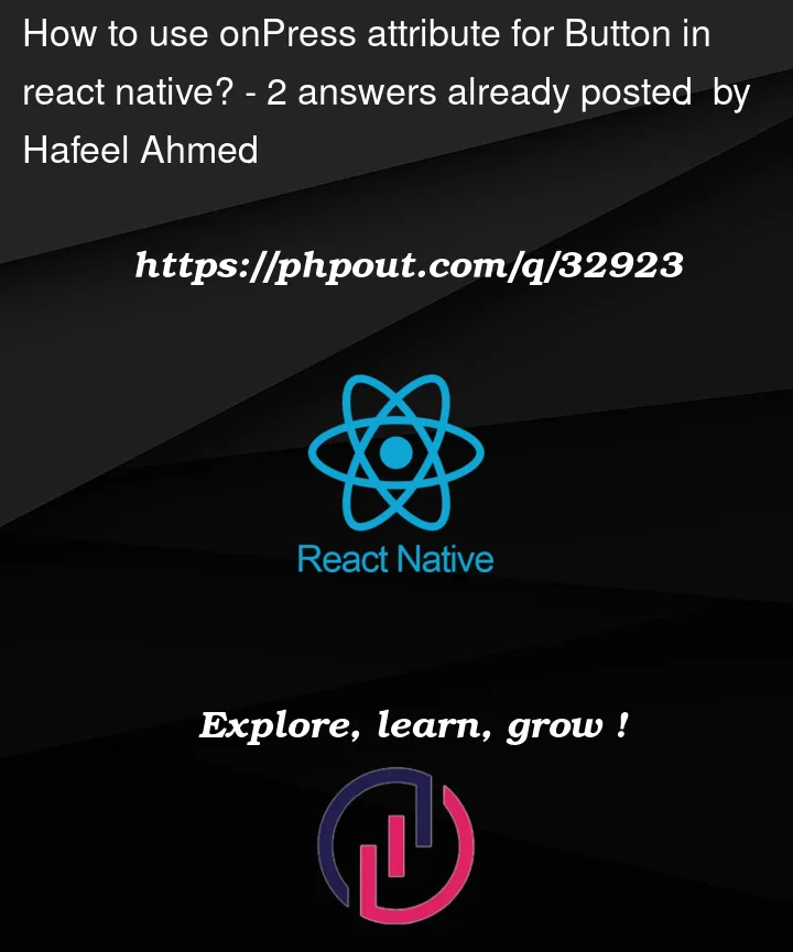 Question 32923 in React native