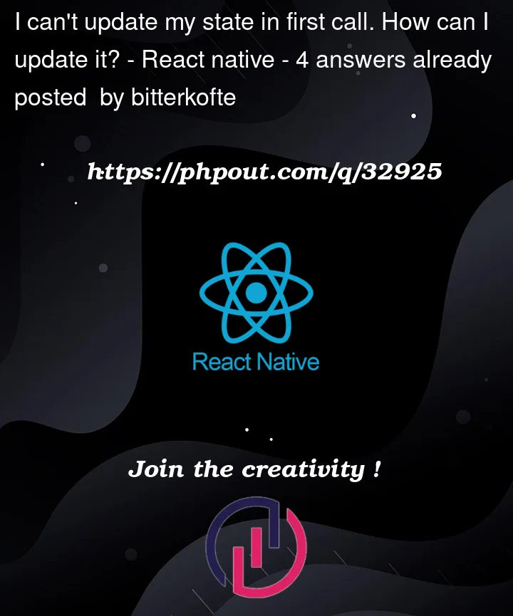 Question 32925 in React native