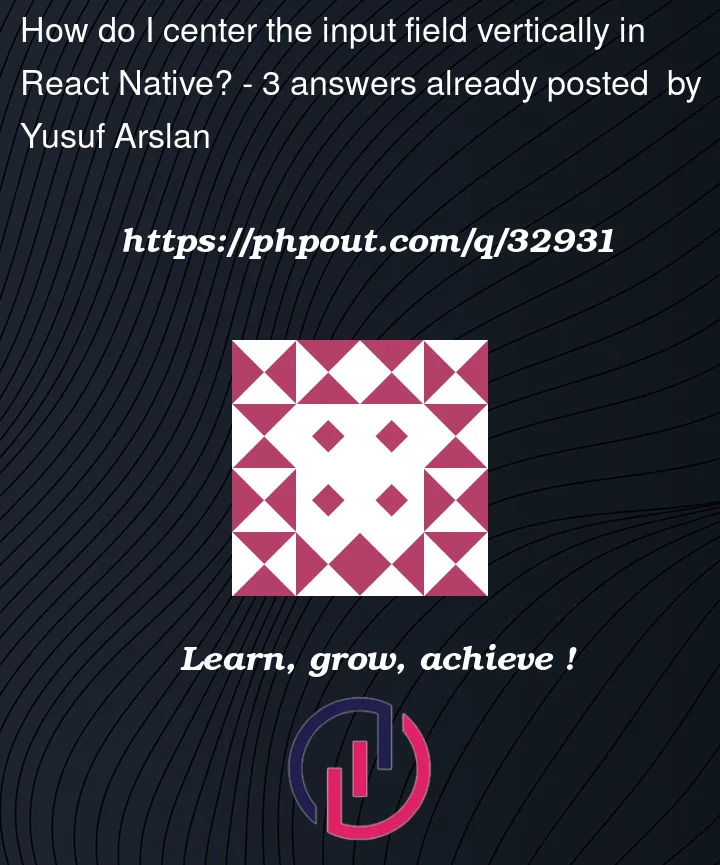 Question 32931 in React native