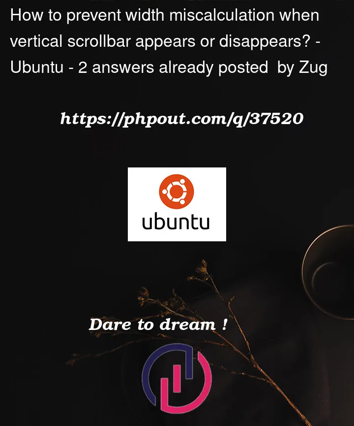 Question 37520 in Ubuntu