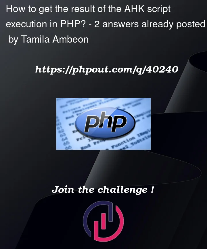 Question 40240 in PHP