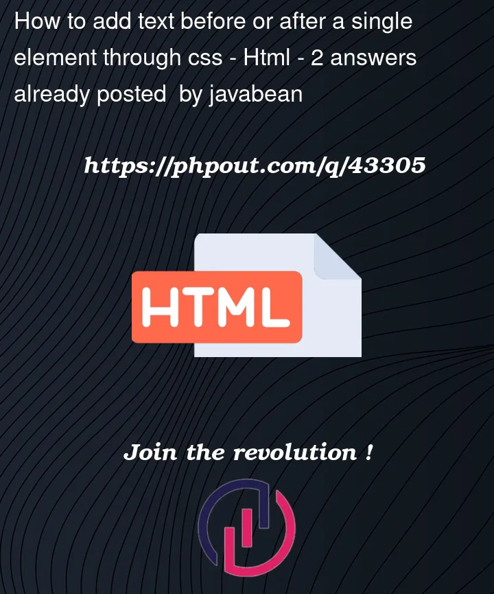 Question 43305 in Html