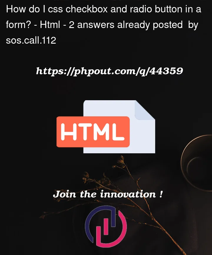 Question 44359 in Html