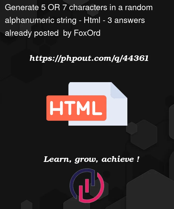 Question 44361 in Html