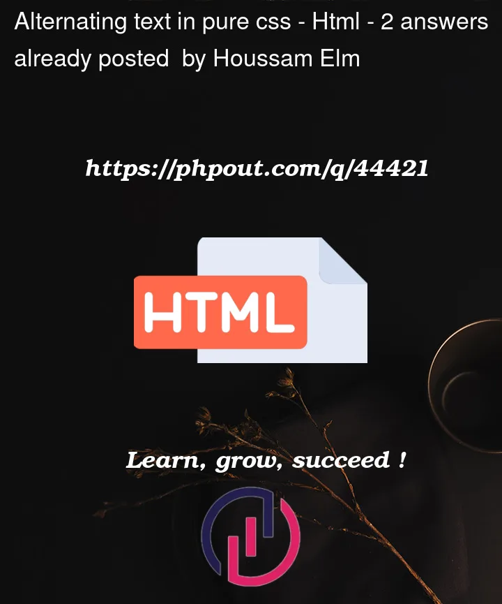 Question 44421 in Html