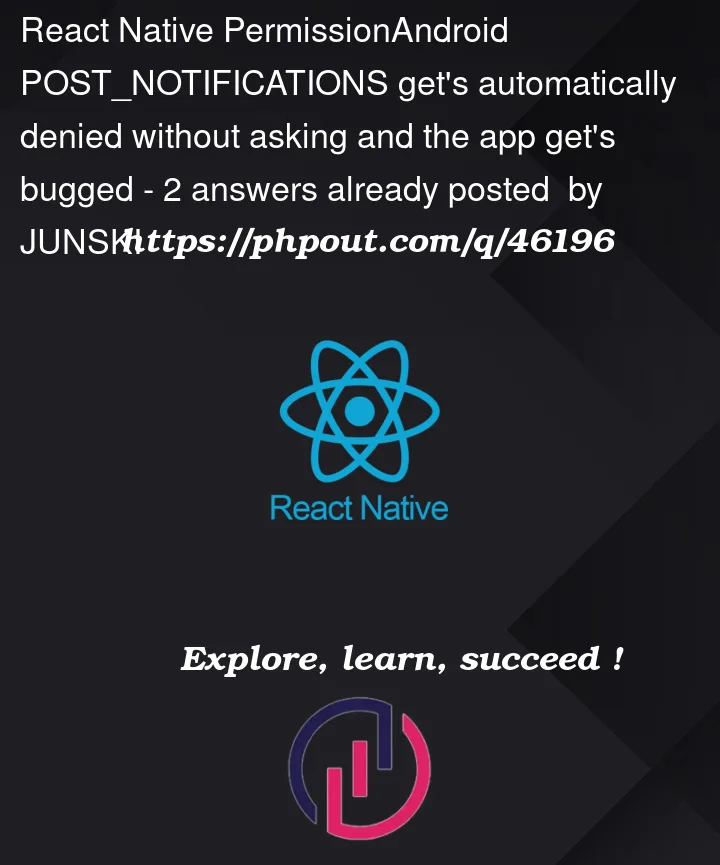 Question 46196 in React native