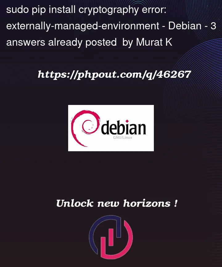 Question 46267 in Debian