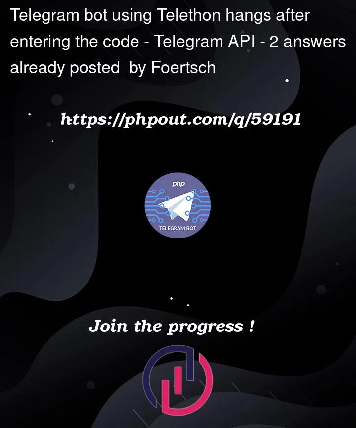 Question 59191 in Telegram API