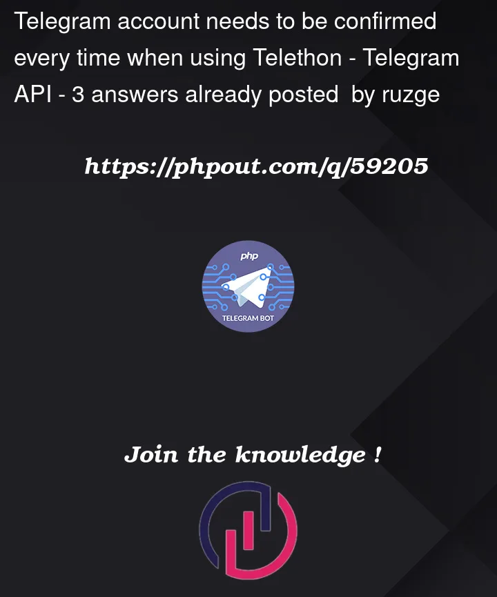 Question 59205 in Telegram API