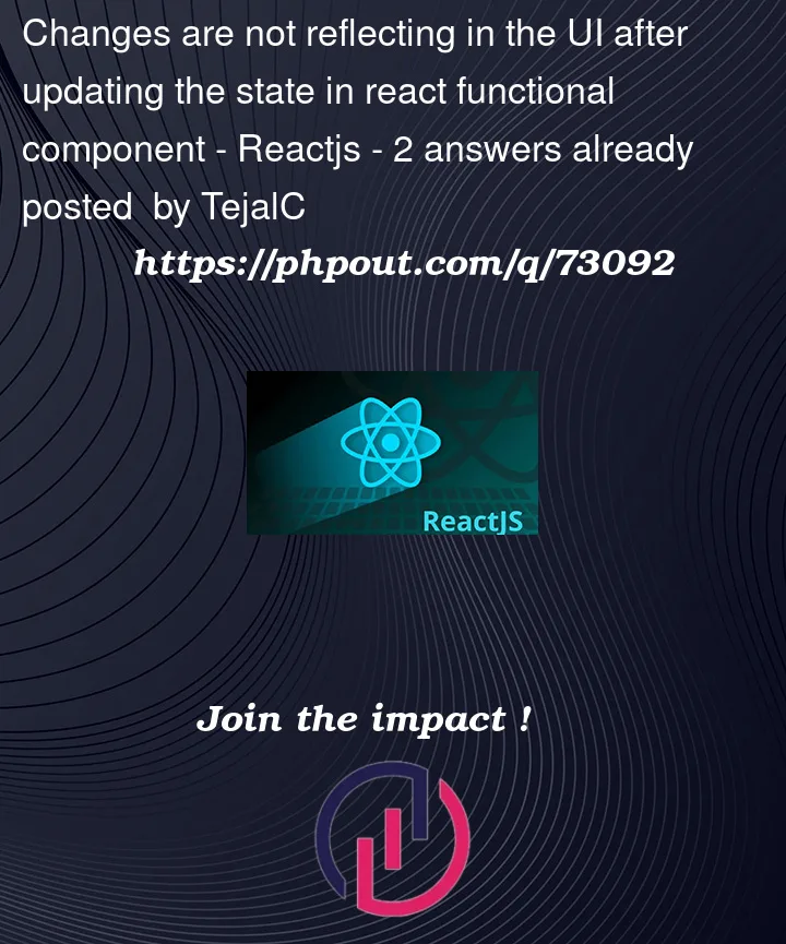 Question 73092 in Reactjs