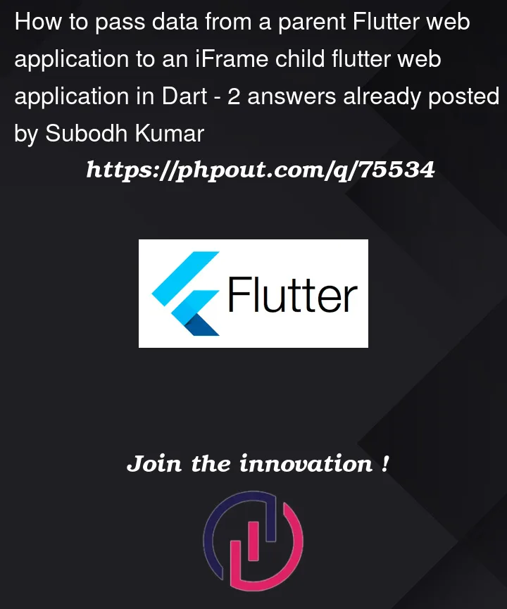 Question 75534 in Flutter