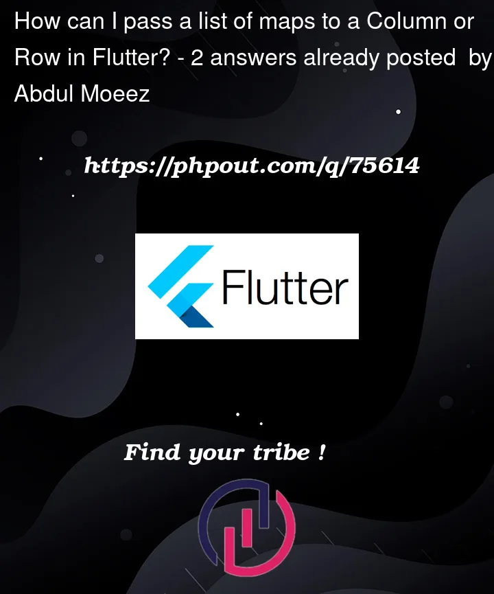 Question 75614 in Flutter