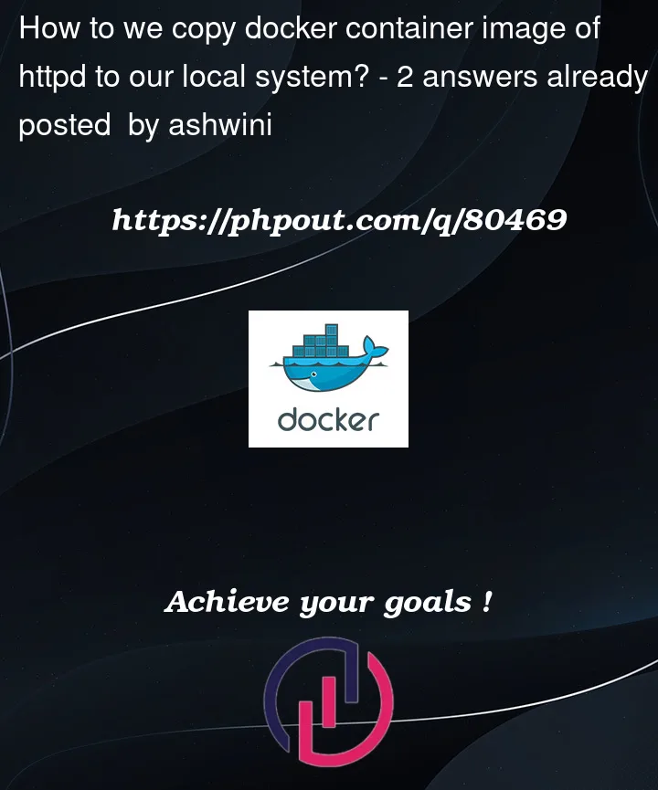 Question 80469 in Docker