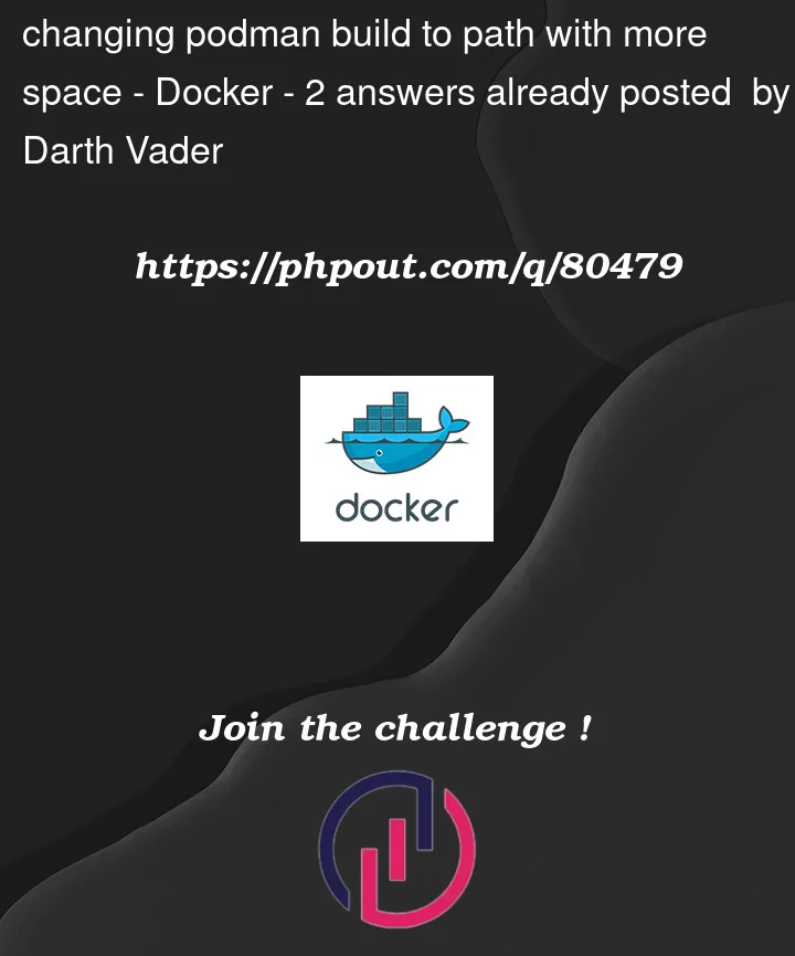 Question 80479 in Docker