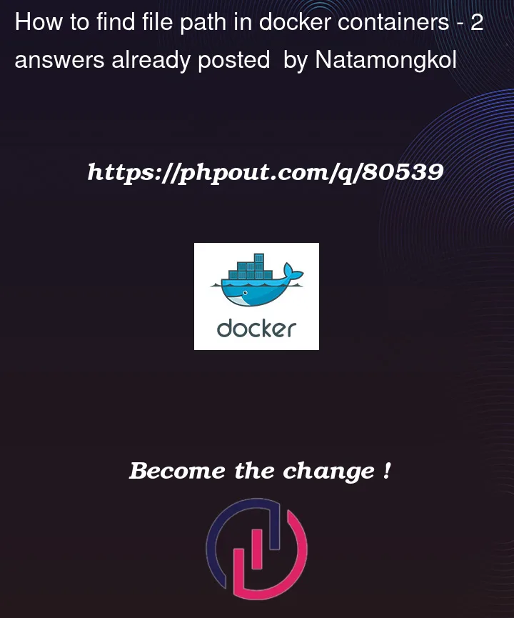 Question 80539 in Docker