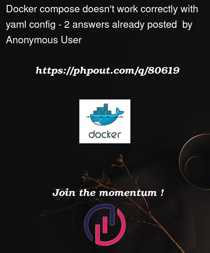 Question 80619 in Docker