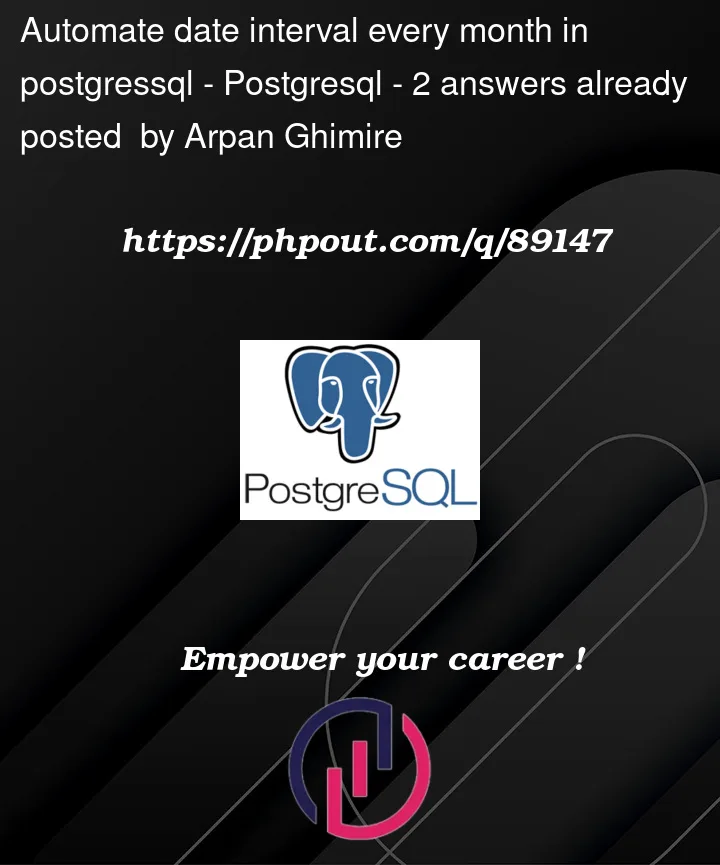 Question 89147 in PostgreSQL