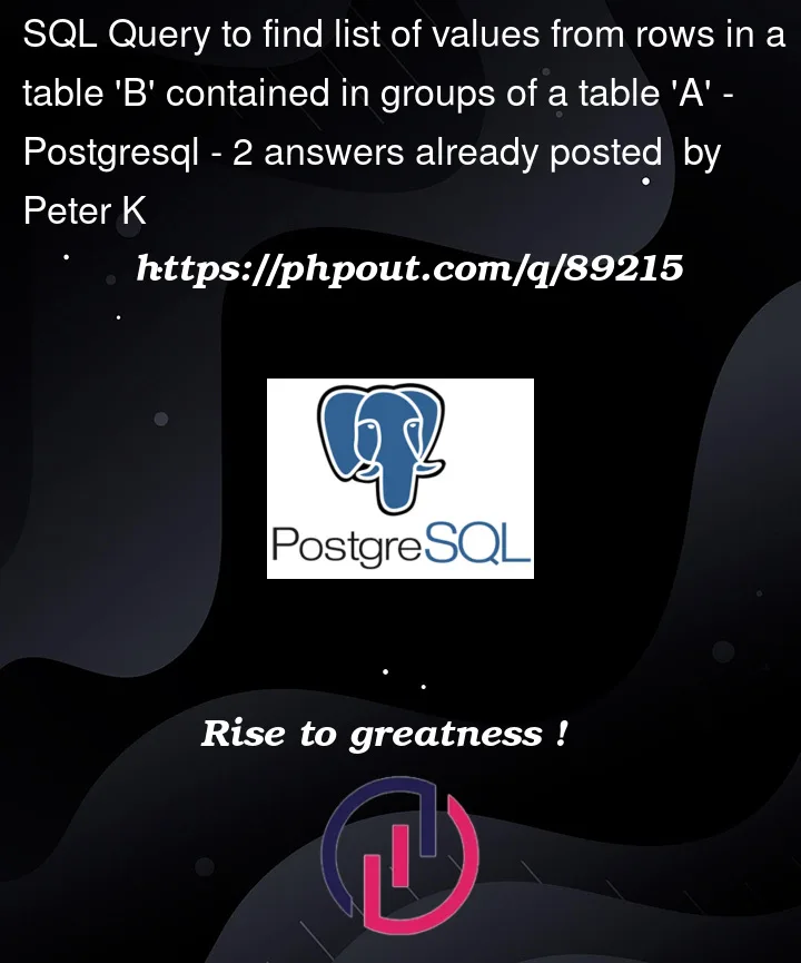 Question 89215 in PostgreSQL