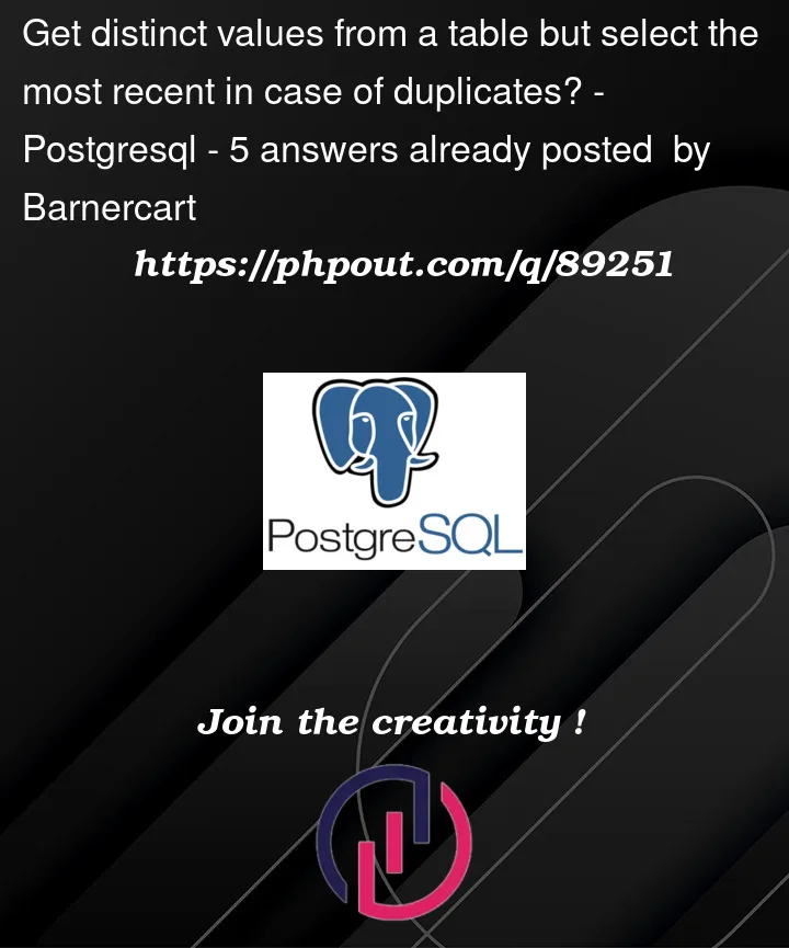 Question 89251 in PostgreSQL