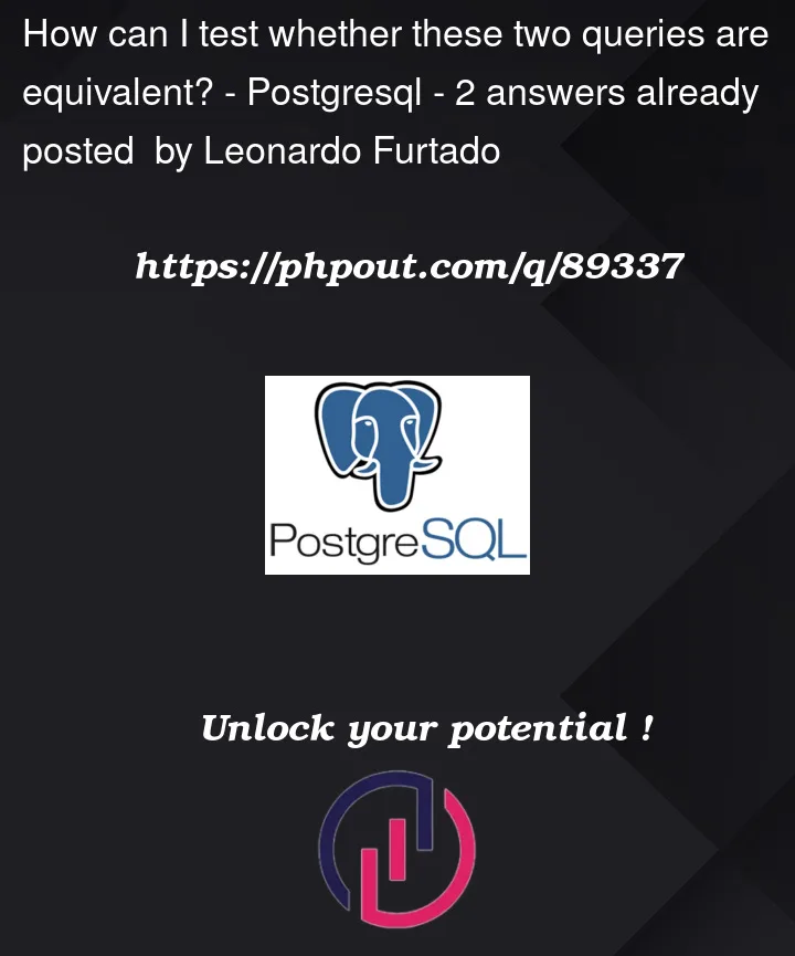 Question 89337 in PostgreSQL