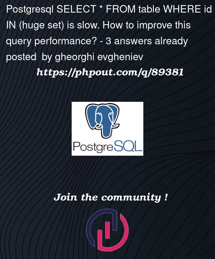 Question 89381 in PostgreSQL