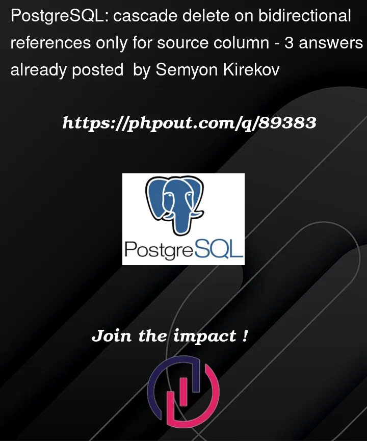 Question 89383 in PostgreSQL