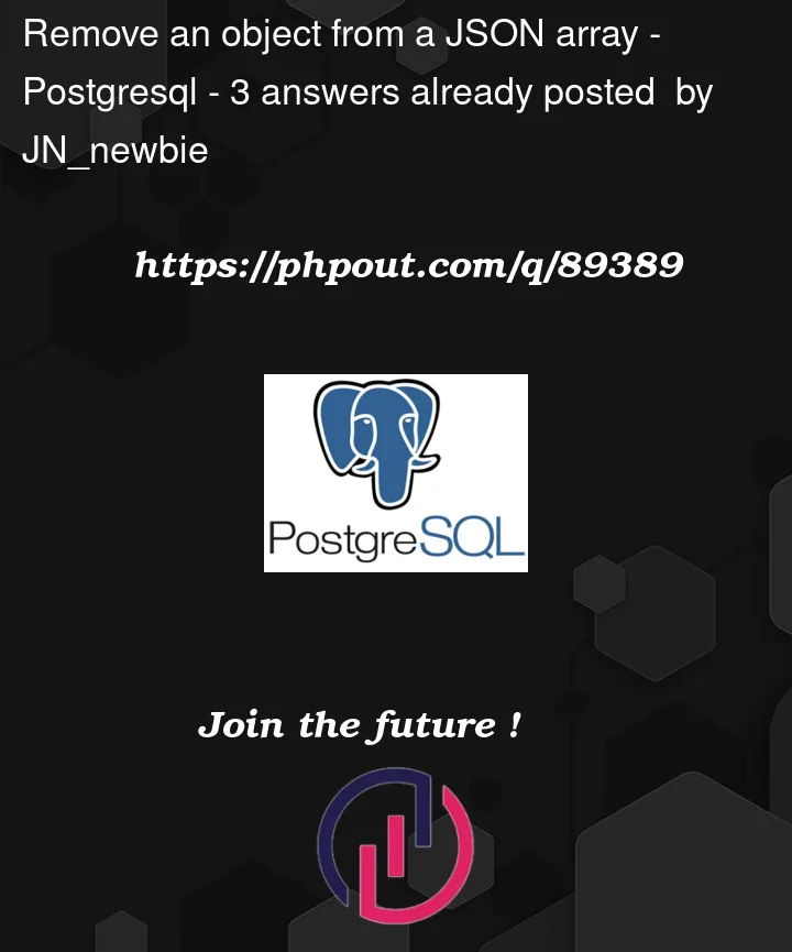 Question 89389 in PostgreSQL