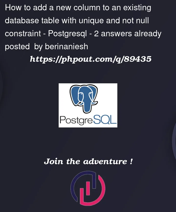 Question 89435 in PostgreSQL