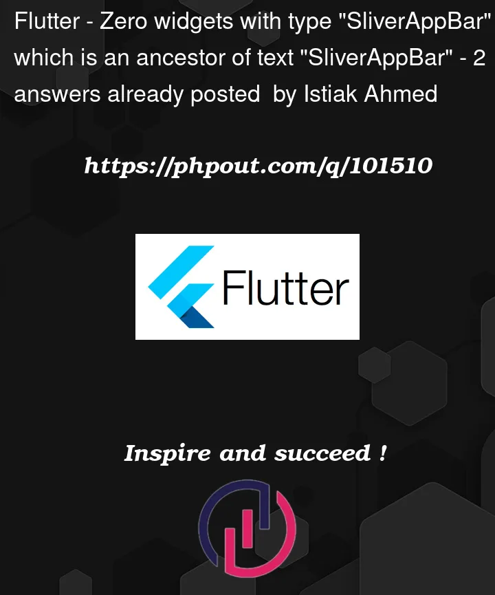 Question 101510 in Flutter