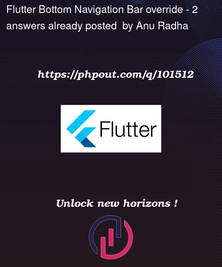 Question 101512 in Flutter