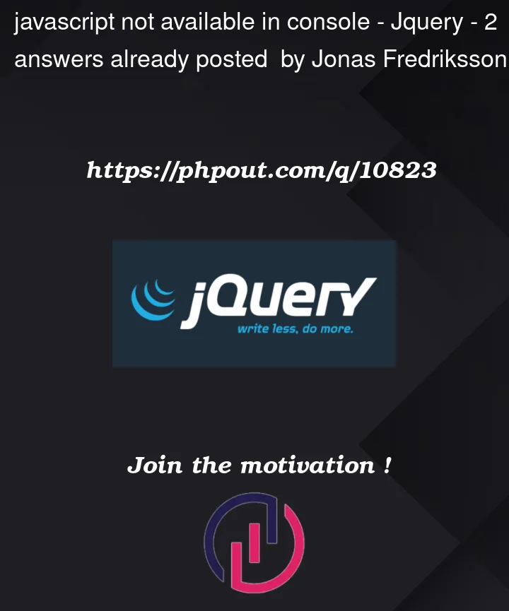 Question 10823 in Jquery