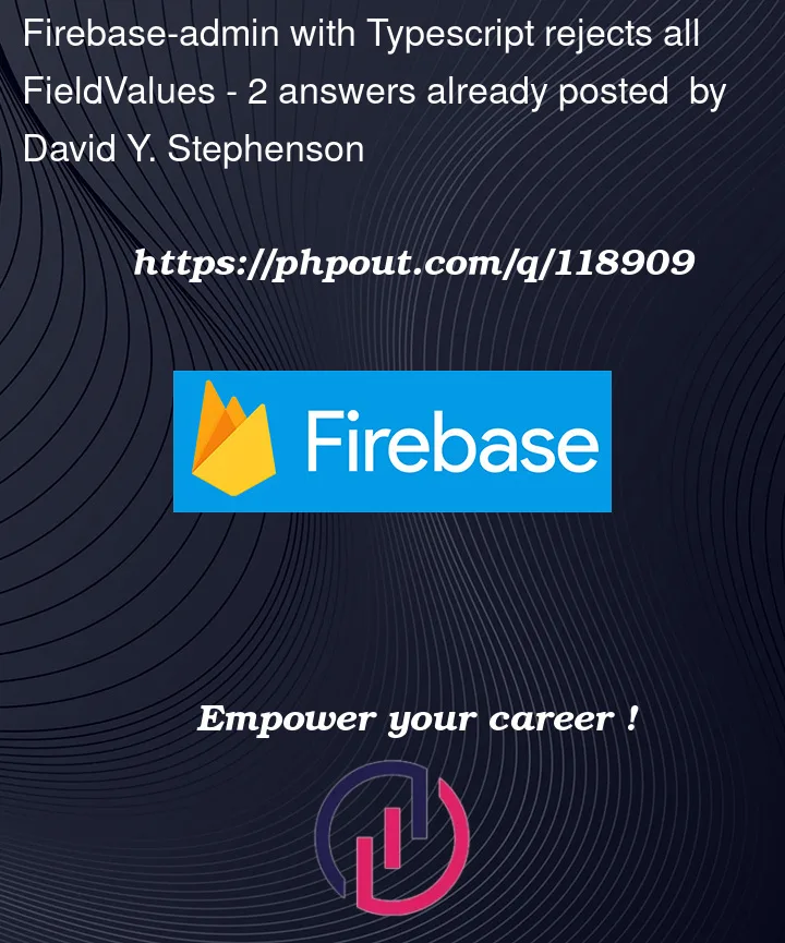 Question 118909 in Firebase