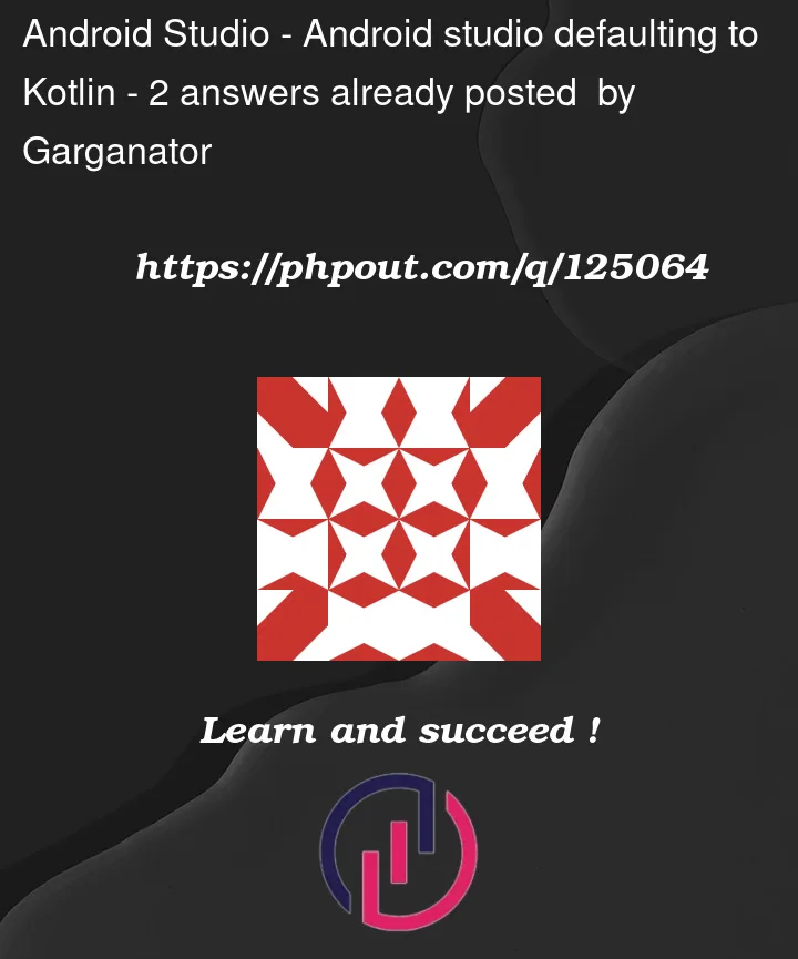 Question 125064 in Android Studio