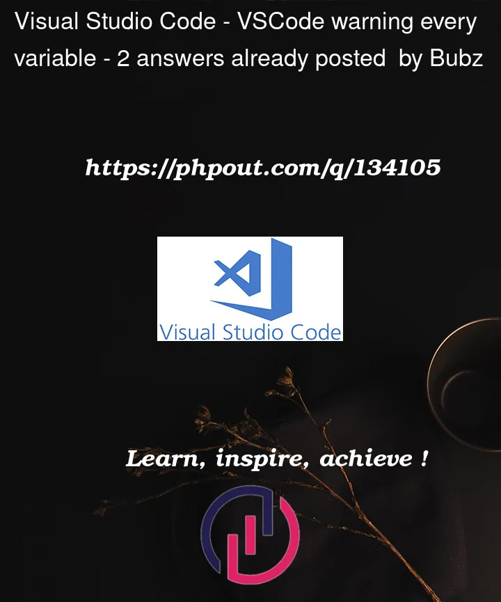 Question 134105 in Visual Studio Code