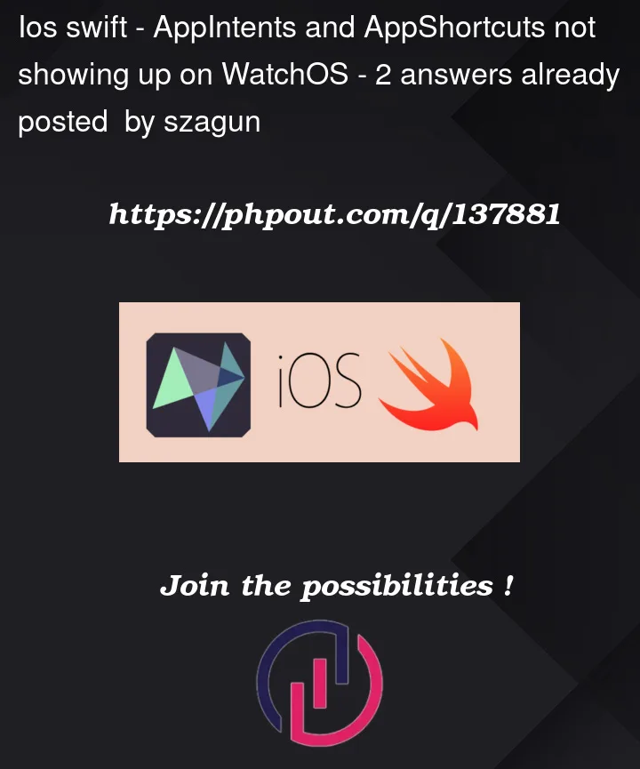 Question 137881 in IOS Swift