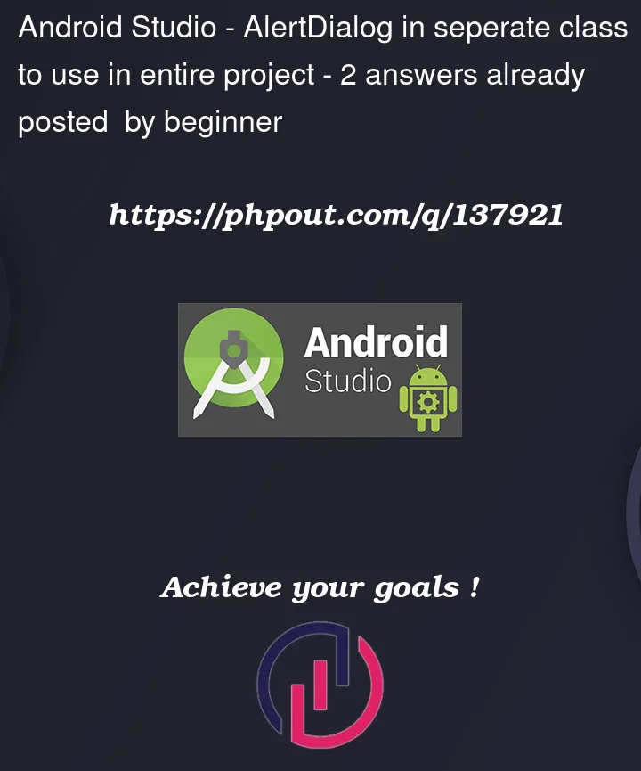 Question 137921 in Android Studio