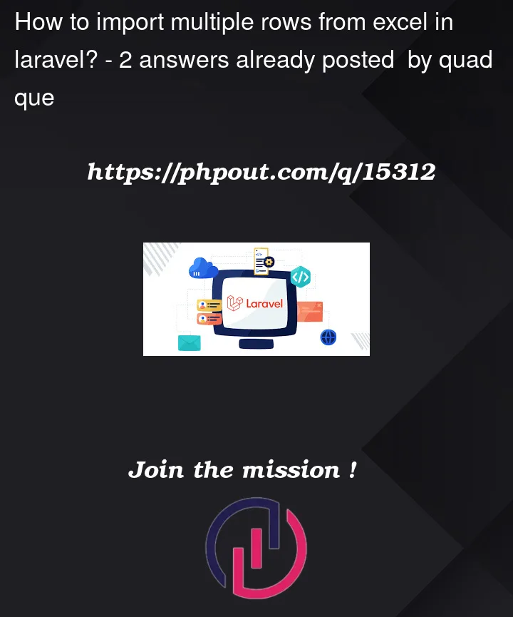 Question 15312 in Laravel