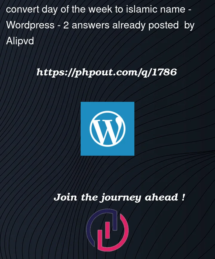 Question 1786 in Wordpress