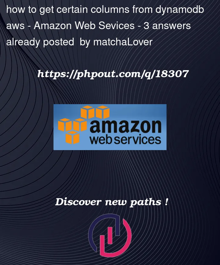 Question 18307 in Amazon Web Sevices