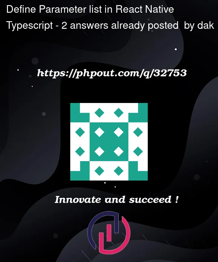 Question 32753 in React native