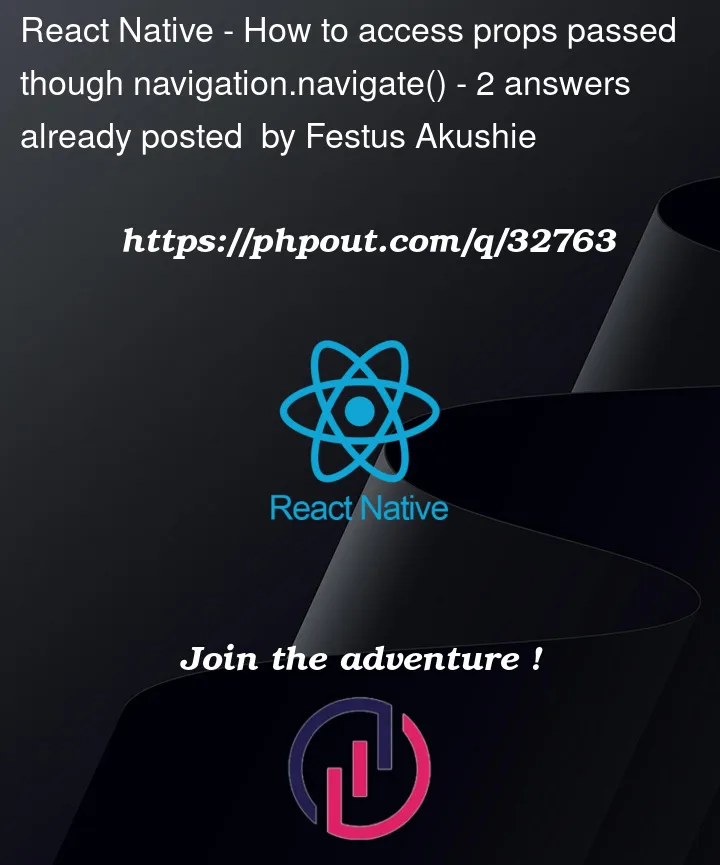 Question 32763 in React native