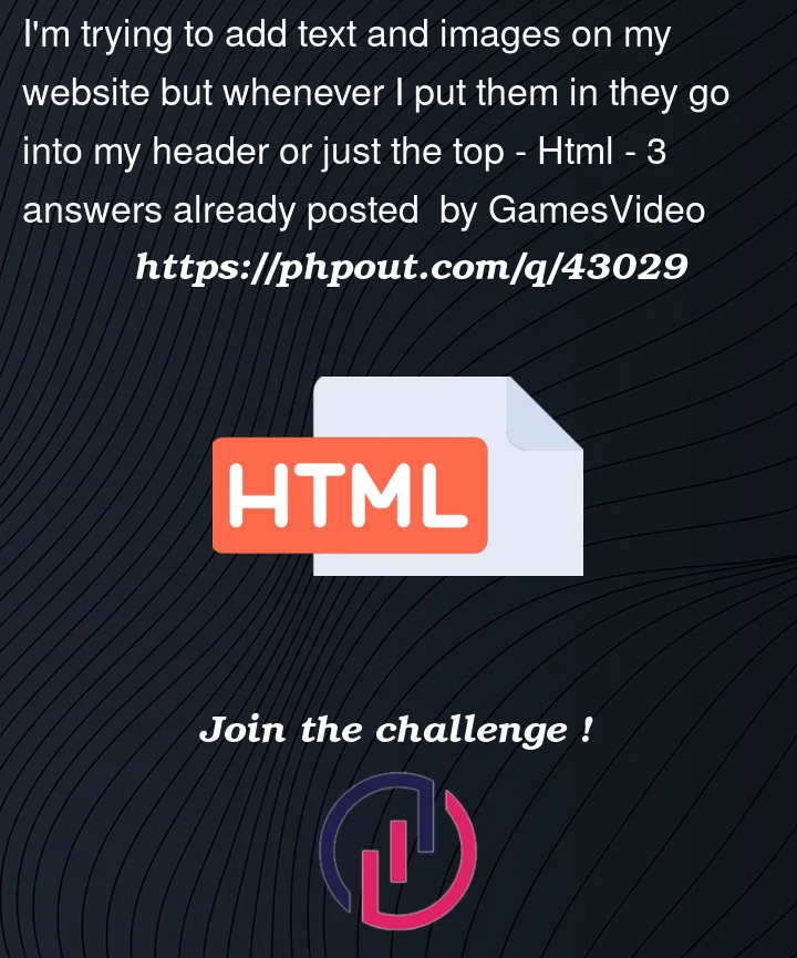 Question 43029 in Html